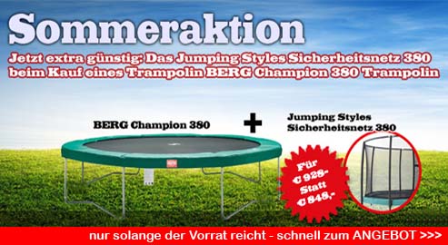 Sommeraktion 2013 bei www.trampolin-profi.de