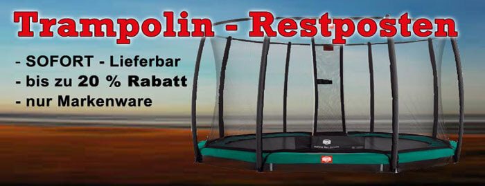 Trampolin Restposten kaufen auf trampolin-profi.de