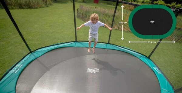 Sehr beliebt: Trampoline in ovaler Form - Beratung trampolin-profi.de
