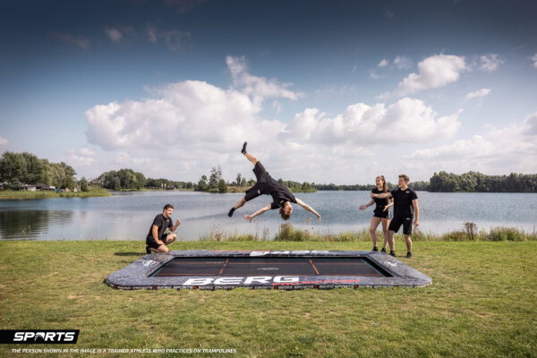 Pro Bouncer FlatGround ohne Netz als Sport Trampolin - Beratung bei trampolin-profi.de