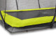 EXIT Trampolin Silhouette Ground Rechteckig + Sicherheitsnetz 305 x 214 cm grün