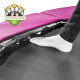 EXIT Trampolin Silhouette Ground Rechteckig + Sicherheitsnetz 366 x 244 cm pink