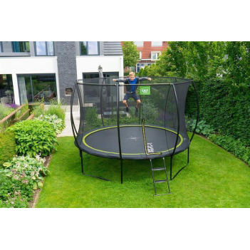 EXIT Trampolin Silhouette Ø 366 cm pink + Netz