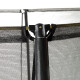 EXIT Trampolin Silhouette 366 x 244 cm schwarz + Netz