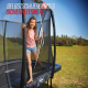 BERG Trampolin Champion Ø 430 cm Inground grau + Netz Deluxe