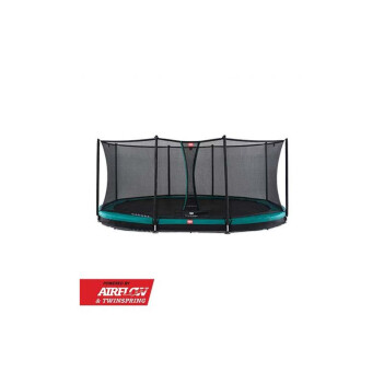 BERG Trampolin Grand Favorit 520 x 345 cm Inground grün + Netz Comfort