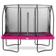 SALTA Trampolin Comfort Edition 305 x 214 cm pink + Netz