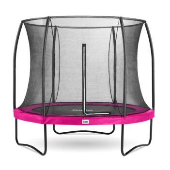 SALTA Trampolin Comfort Edition &Oslash; 251 cm pink + Netz