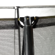 EXIT Trampolin Silhouette Rechteckig + Sicherheitsnetz 153 x 214 cm schwarz