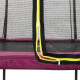 EXIT Trampolin Silhouette 214 x 153 cm pink + Netz