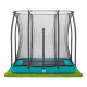 SALTA Trampolin Comfort Edition Ground 214 x 153 cm grün + Netz