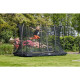 SALTA Trampolin Comfort Edition Ground 305 x 214 cm schwarz + Netz