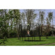 EXIT Trampolin Silhouette 305 x 214 cm schwarz + Netz
