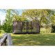 EXIT Trampolin Allure Premium Ground 427 x 244 cm schwarz + Premium Netz