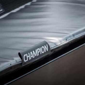 BERG Trampolin Ultim Champion 500 x 300 cm FlatGround Sports grau + AeroWall