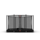 BERG Trampolin Ultim Favorit 330 x 220 cm Inground schwarz + Netz Comfort