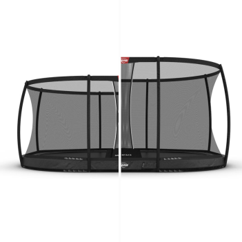 BERG Trampolin Grand Elite 520 x 345 cm Inground oval + Netz