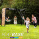 BERG Klettergerüst PlayBase L + Babyschaukel + Gummischaukel & Trapez