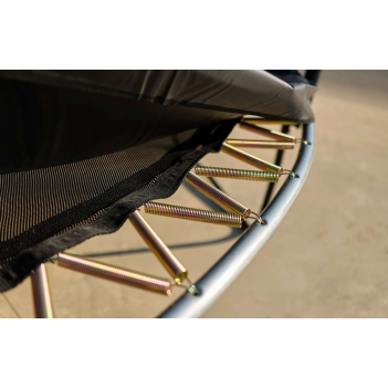 BERG Trampolin Champion Ø 430 cm grau Levels + Netz Deluxe