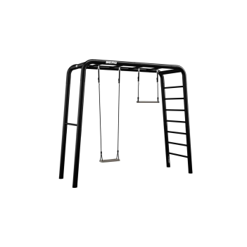 BERG Klettergerüst PlayBase M Schwarz + Active Set